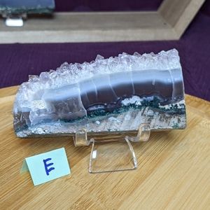 Beautiful Brazilian Amethyst Slice E